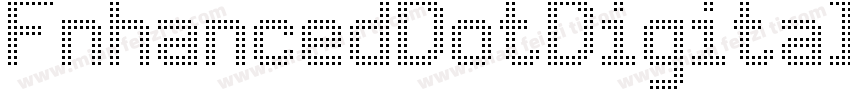 EnhancedDotDigital 7字体转换
